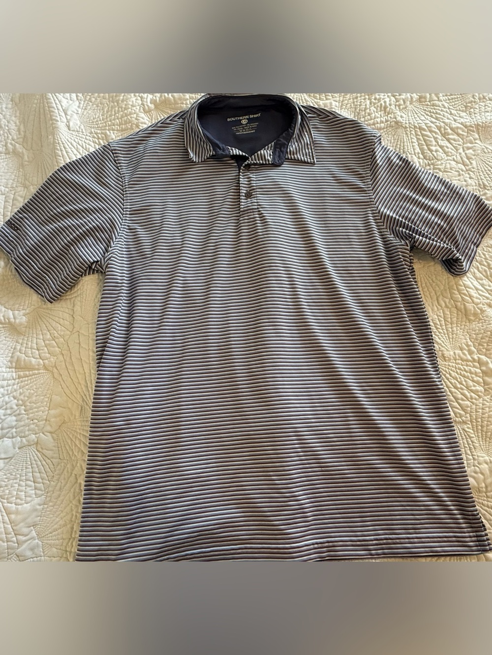 The Southern Shirt Company Men’s Striped Polo